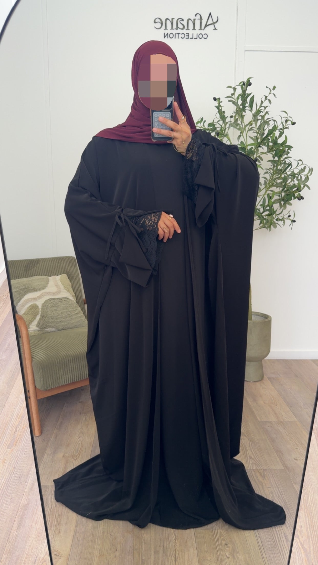 Kimono avec dentelle tall