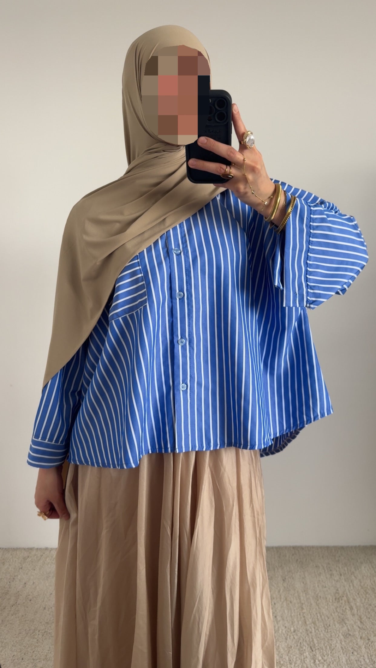 Chemise à rayures