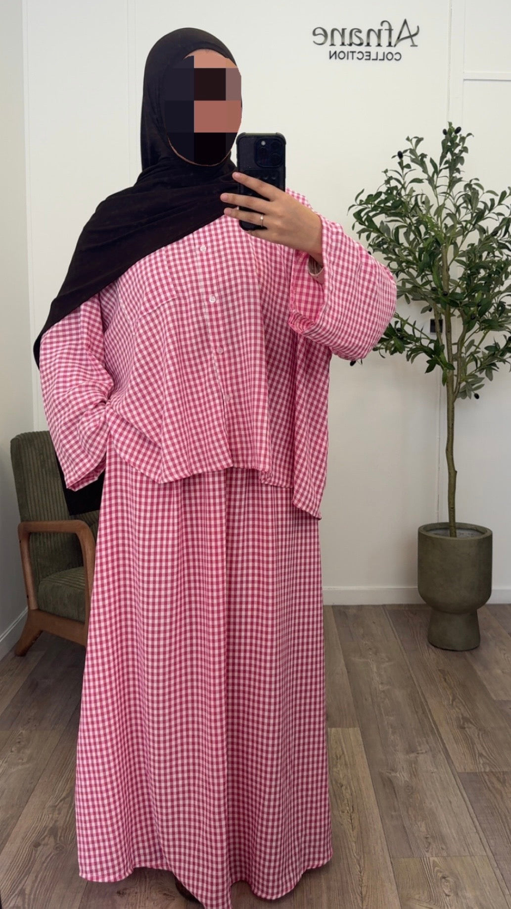 Ensemble jupe Vichy