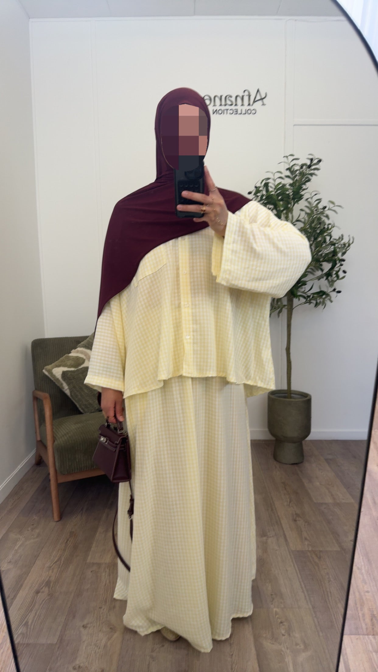Ensemble jupe Vichy-6