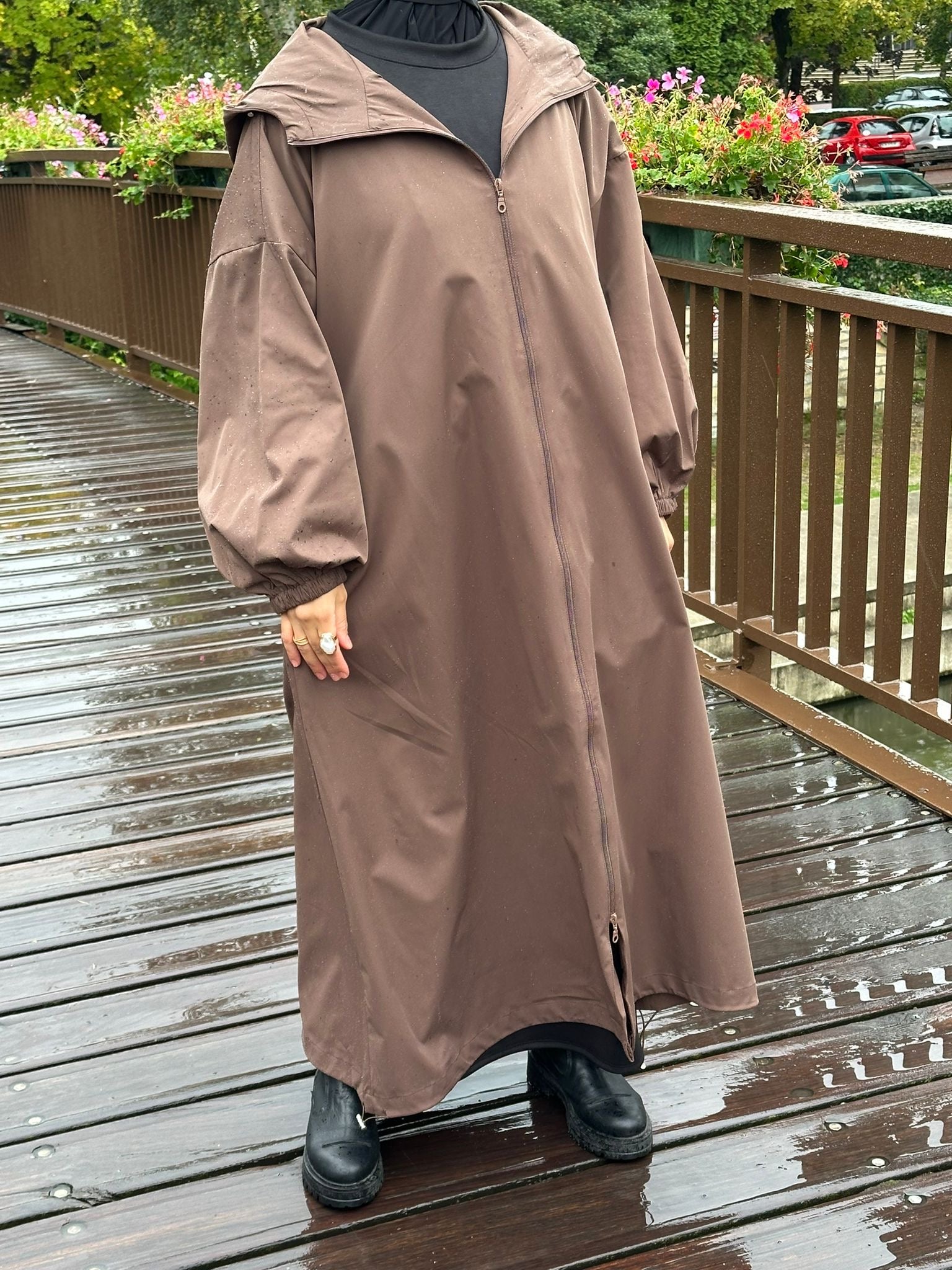 Parka longue coupe vent-5